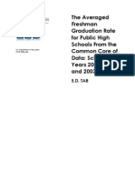 The Averaged Freshman Graduation Rate For Public High Schools From The Common Core of Data: School Years 2002-03 and 2003-04