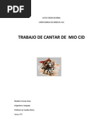 Trabajo Mio Cid