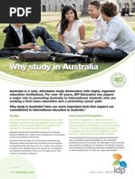 Why Study in Australia - 2012