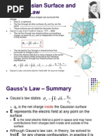 The Gaussian Surface and Gauss's Law: Closed Surfaces of Various Shapes Can Surround The Charge