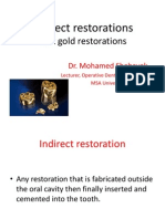 Indirect Restorations