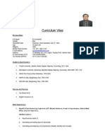 Curriculum Vitae: Personal Data