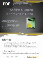 Analisis de Orina Nitritos