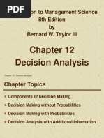 Chap12 Decision Analysis