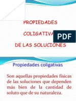 PROPIEDADES Coligativas