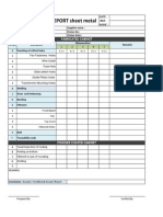 Inspection Format Sheet Metal