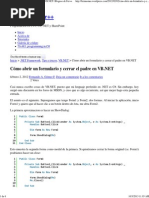 Cómo Abrir Un Formulario y Cerrar El Padre en