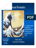 Ocean Dynamics - Oceanographic Processes With Factors Influencing Survival and Growth of Fish