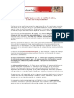 Autonomía Emocional: Eliminando La Dependencia