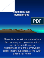 Food in Stress Management