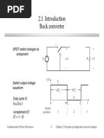 Buck Converter: SPDT Switch Changes DC Component