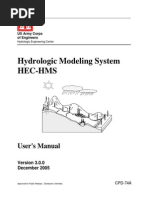 Hydrologic Modeling System HEC HMS - MANUAL