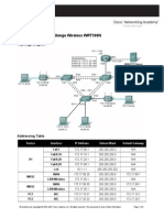 PT Activity 7.5.2: Challenge Wireless WRT300N: Topology Diagram