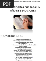 Principios Básicos para Un Año de Bendiciones