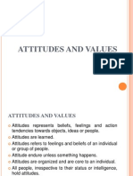 Attitudes and Values