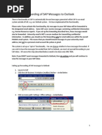 Automatic Forwarding of SAP Messages To Outlook