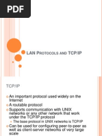 3-LAN Protocols and TCP-IP