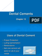 Dental Cements Chapter 13