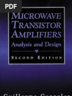 Microwave Transistor Amplifiers Analysis and Design