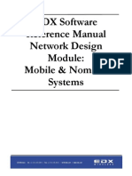 EDX Software Reference Manual Network Design Mobile & Nomadic Systems