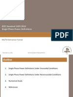 IEEE STD 1459-2010 Single Phase Power Definitions