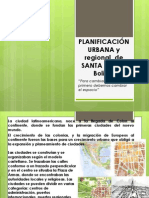 PLANIFICACIÓN URBANA y Regional de SANTA CRUZ y BOLIVIA - G-5