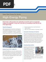 SES - High Energy Piping