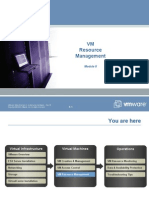 VM Resource Management: Vmware Infrastructure 3: Install and Configure - Rev B