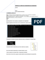 Prácticas Con La Consola o Línea de Comandos de Windows