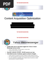 NSA SSO Content Acquisition Optimization