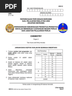 Kertas 2 Pep Percubaan SPM Perlis 2008 - Soalan