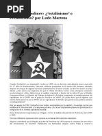 Los Años Brezhnev: ¿ Estalinismo' o Revisionismo? Por Ludo Martens PDF