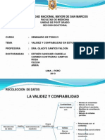 Validez y Confiabilidad