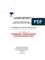 Course of Study Package: Pembantu Juruteknik Sistem Komputer