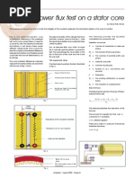 Power Flux Test On A Stator Core: Generation