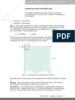 Flexible Tank Foundation On Elastic Saturated Soil