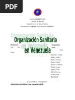 Organizacin Sanitaria en Venezuela