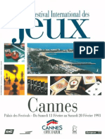 Cannes 1993 Plaquette