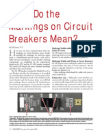 Circuit Breaker Markings 