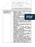 IDEAS PARA TRABAJAR LAS COMPETENCIAS BÁSICAS A Través de Las TAREAS (Blanco-Negro)