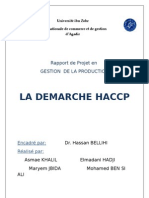 Groupe N°36 - Haccp