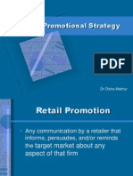 Retail Promotional Strategy: DR Disha Mathur