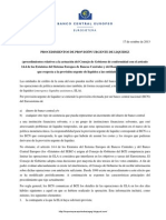 MODIFICACIÓN PROCEDIMIENTOS DE PROVISIÓN URGENTE DE LIQUIDEZ (Elaprocedures)