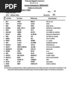 MANILA - Room Assignments: October 2013 Criminologists Board Exam