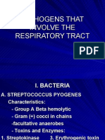 Pathogens That Involve The Respiratory Tract