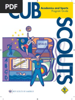 Welcome To The Cub Scout Academics and Sports Program