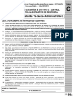 (PROVA) Assistente Técnico Administrativo