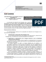 Documento #2 - Integracion de Dos Modelos en El Desarrollo Del Lenguaje Oral y Escrito