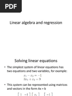 Session 9 Linear Algebra and Rec