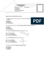 Prueba Quinto Geometria